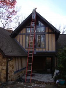 Door-to-door advertising enabled me to get the job of painting this house